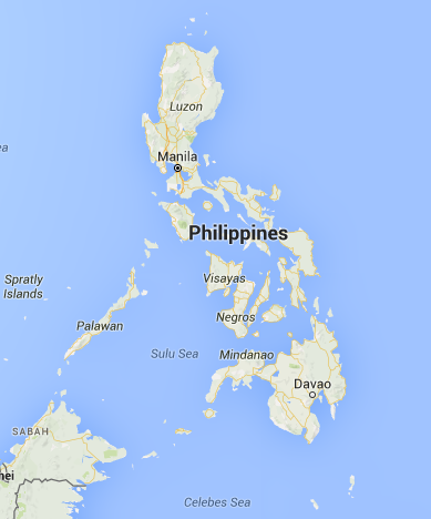 map of the phillipines